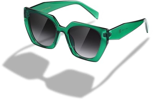 kimorn Sunglasses for Women Men Trendy Retro Trendy Sun Glasses 90’s Vintage Y2K Oversize Square Frame Shades Sunnies K1355