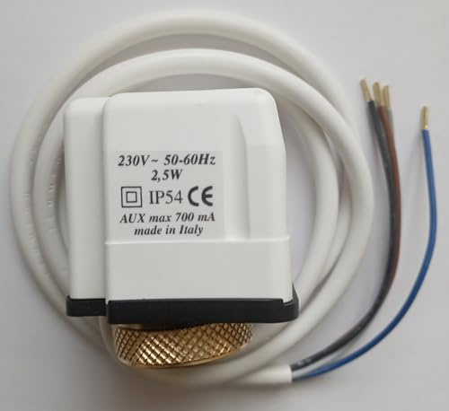 Generico Attuatore Termoelettrico Testina 220 Volt 4 Fili