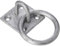 Faithfull FAICHGRING Galvanised Steel 8mm Dia Ring On Steel Plate 50 x 50 mm