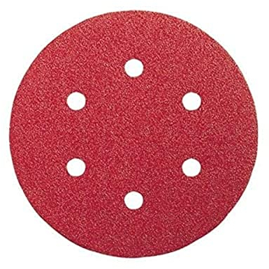 Milwaukee 4002395343287 Sandpaper for Sander Orbital Disc, Red