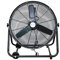 PowerStar 60CM-24 Industrial Drum Fan Commercial High Velocity Barrel Fan Black Powder Coated with 3 speed setting Regulator/ 220-240 volts