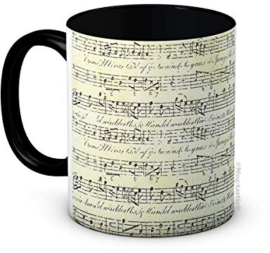 mug-tastic Spartito Antico - Musica - caffè di Ceramica di Alta qualità Tazza