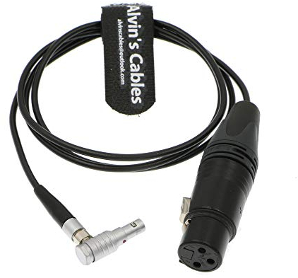 Alvin's Cables 5 Broches 00B Mâle à XLR 3 Broches Femelle Câble pour Arri Alexa Mini Audio 1M