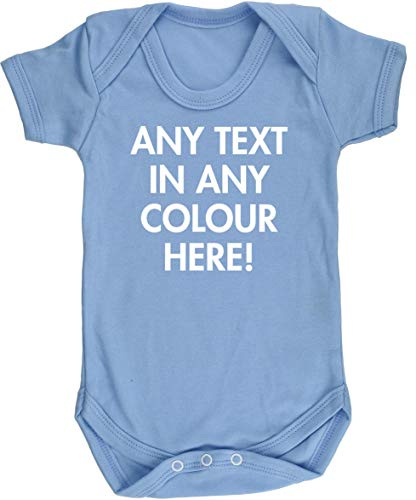 Hippowarehouse Personalised Baby Grow Vest Bodysuit boys girls New baby Gift Announcement (short sleeve) Custom Print UK Photo
