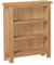 Furniture Octopus Baysdale Rustic Oak Low Bookcase – Solid Wood 2 Shelf Unit – Compact Display or Storage Cabinet – Traditional Oak Finish – Requires Assembly