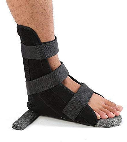 Knöchelstütze, Nachtschiene , Adult Bein Fixation Protector Knöchelriemen Unterstützung Fußorthese Plantar Night 0026 Day Splint Brace für Frauen und Männer passt für beide linken(M)