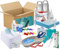 ALPHA DOG FULL Whelping Kit Lactol Milk Feeding Bottle pet dog birthing supplies, (3225)
