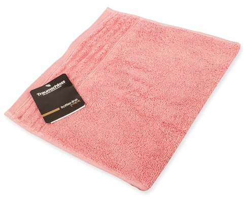 Traumschloss Frottier-Line Premium hautsympathisches Gästetuch aus Baumwolle, Farbe:pink, Größe:30x50