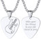 PROSTEEL Gitarre Plektrum Kette Edelstahl personalisiert Gitarren Pick Anhänger Halskette 60cm für Männer Frauen Jungen Hip Hop Rocker Plektron Musiker Schmuck für Musikliebhaber