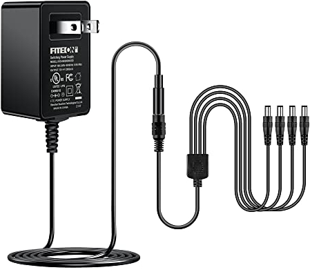 FITE ON Adaptateur secteur de rechange certifié UL pour Lemax accessoire lumineux # 74707 74706 74254 94563 74295 84428 44242 94565 94566 94527 94564 Village de Noël Spooky Town 4,5 V CC – 5 V CC