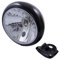 Scheinwerfer Motorrad 7 Zoll HD-STYLE, klares Glas, matt schwarz, rund