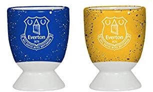 FOCO Premier League Football Everton Fan Paint Splatter Egg Cup Holders