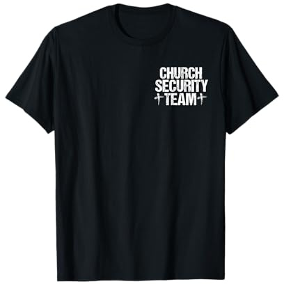 Kirche Security Team für Jesus Kreuz Geschenk Christian T-Shirt