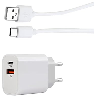MUTTO Cargador Samsung USB C, Enchufe Cargador Múltiple USB C y USB + Cable tipo C para Samsung S23/S22/S21/S20 FE Plus Ultra /S10/S9/S8/S7/A40/A41/A42/A50S/A51/A52S/A53, Tablets y todos los gadgets
