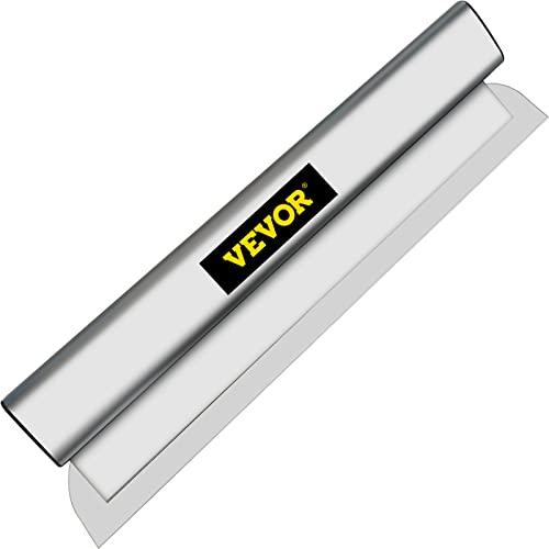 VEVOR Lame d'Écumage Lame à Lisser 60 cm Lame de Spatule pour Cloisons Sèches, Spatule de Lissage Peinture Finition Plâtrage Couteau Enduit Acier Inoxydable Outil pour Appliquer Lisser Plâtre de Gypse
