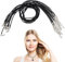 10 PCS Waxed Necklace Cords with Clasp 1.5mm Necklace Cord,Adjustable Braided Necklace Rope,Black Necklace Cord for Christmas Necklaces DIY Bracelet Jewellery Making(Black)