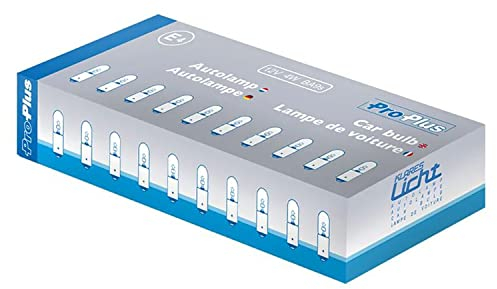 10 Stück Glühbirne 12V 4W Ba9s Ba 9s - Lampe - Autolampe - Steckbirne - Birnen - KFZ