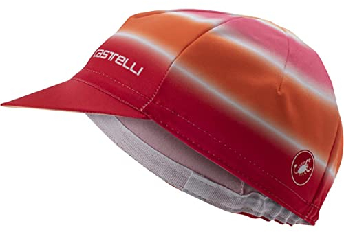 CASTELLI 4522086-866 Dolce Cap Hat Women's Weicher Orange/Hibiskus Uni