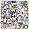 Bric Dodo 100 Stück Pinguin Aufkleber Auto Laptop Telefon Gitarre Skateboard Motorrad Fahrrad Pinguin Stickers Set Vinyl Wasserdicht Aesthetic Aufkleber für Jugendliche Kinder Erwachsene