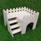 YankMooM Large Wooden Hamster House,Washable Luxury Hamster Hideout House Baby Guinea Pigs Hideaway Play Toys with Climbing Ladder for Dwarf Hamster and Small Pet