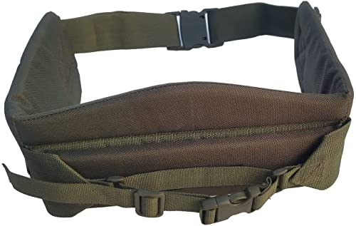 A.L.I.C.E Nierengurt und Alice Nierenpolster mit Gurt/Taktischer Gürtel/Hüftgurt/Nierengurt für gerahmten Rucksack LC-2/ALICE Pack olivgrün, Olivgrün, L