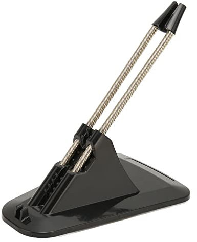 VBESTLIFE Stylish Gaming Mouse Cable Holder with Drag-Free Movement, Anti Rust Spring Arm, Anti Slip Design, Black, ABS Material for Improved Comfort & Extended Gaming Experience (Black)