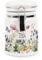 Purely Home Wildflowers Tea Ceramic Storage Canister - Floral Meadow Ceramic Kitchen Food Storage Container with Clip Lid 400ml (13.5cm x 8.5cm)
