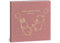 Mein erstes Jahr Babyalbum - Hochwertiges Leinenbuch mit Goldprägung für die schönsten Erinnerungen - Babybuch zum Eintragen für das erste Lebensjahr - Baby Geschenk zur Geburt (Luftballons Rosé)