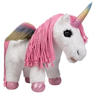 HKM Kinder Cuddle Pony Unicorn, Weiß, One Size