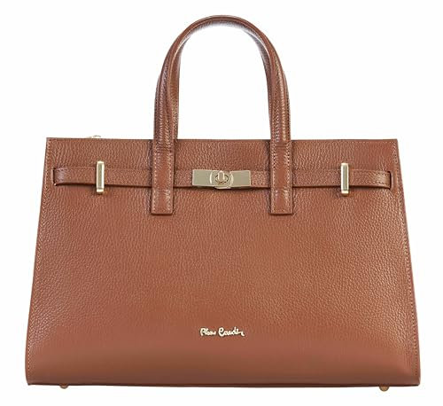 Pierre Cardin Damen-Handtasche, echtes Leder, groß, Shopper, Made in Italy, Schultertasche, multifunktional, elegant, Damen-Handtasche, Shopper, Schultertasche, multifunktional, Damen-Handtaschen