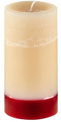 Rose & Oud - Original Organics Pillar, Luxury Cosy Scented Candle for The Home - Hand Poured 100% Recycled Wax - Up to 80 Hours Burn Time, Gift for Men and Women