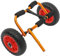 RjcdOPL Carro de transporte Kayak plegable de aluminio, con espuma amortiguadora y correa, para canoa, barcos pequeños, paddleboards