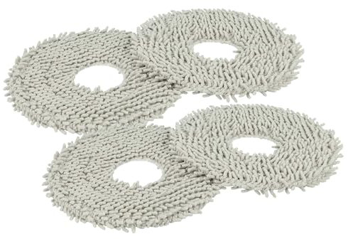 vhbw 4X Wischtuch kompatibel mit Xiaomi S20+ Wischroboter, Putzroboter - Mopptuch, Wischmopp-Pad - 4X Wischpad