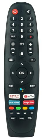 Voice Remote Control Compatible with SMART TECH TV 43QA20V3 43UA20T3 | 50UA20T3 55QA20V3 32HA10V3 32HA10T3 65UA10V3 50UA10T3 55UA20V3 50UA20V3 43FA10V3 50UA10V3 65UA20V3 55UA10V3