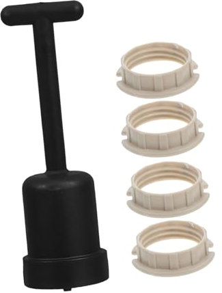 DECHOUS 1 Set G9 Kit De Bague À Douille Lumineuse Avec Outil De Fixation De Lampe À Lampe Adaptateur De Bague En Plastique Pour Le Remplacement De L'adaptateur De Teinte Lampe Facile