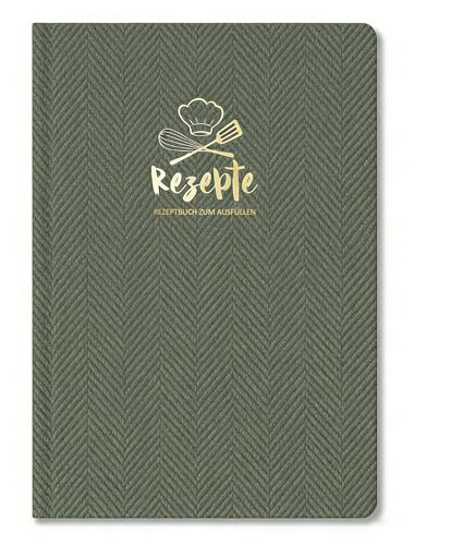 BIROYAL Rezeptbuch zum Selberschreiben A5, 120g Papier, Hardcover | Eigenes Kochbuch mit Umrechnungstabelle & Inhaltsverzeichnis, Platz für 100 Rezepte, Doppelseite pro Rezept, für Hobbyköche
