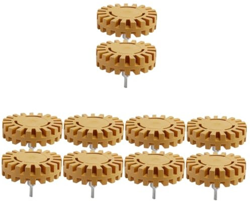 PRETYZOOM 10stücke Auto Aufkleber Entferner Radierer-wheel Für Effektive Entfernung Von Kleber Und Farbe Langlebiges -material Vielseitig Einsetzbar Für Auto Und Heimwerkerprojekte