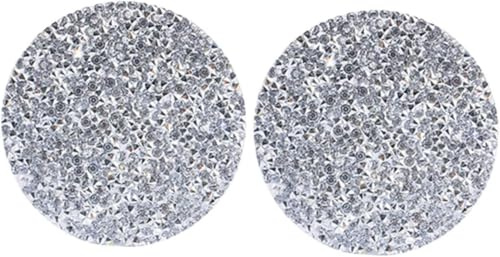 TGYHUJIK 2Pcs Car Cup Coaster for Porsche 911 Carrera (992) Non Slip Bling Cup Mat Automotive Interior Accessories