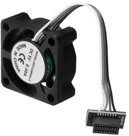 LABRIMP Ventilateur de Refroidissement pour Imprimante à Double Roulement à Billes Ventilateur Plastique pour Radiateur Électrique Silencieux pour Refroidissement Continu