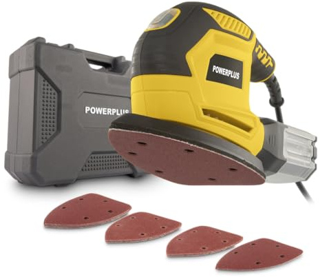 Powerplus Multischleifer POWX04810 - Multischleifer 220W, Mit 28000 /min Schwingungen pro Minute