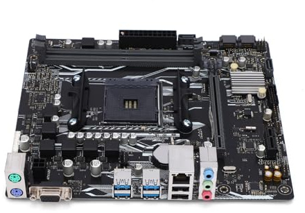 YUEHISY A320 Micro-ATX-Motherboard – AM4-Sockel, Unterstützt Ryzen und APU der 1./2./3. Generation, DDR4 32 GB, SATA RAID