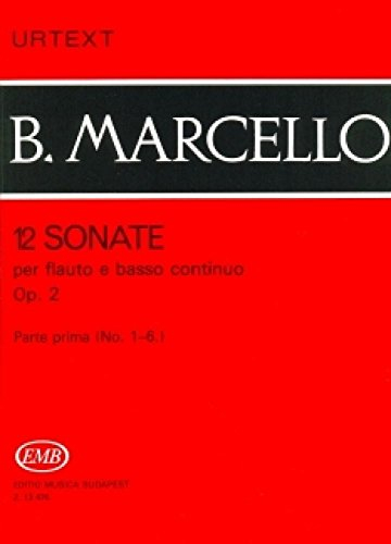 12 sonate 1 per flauto e basso continuo Op. 2 (Urtext)