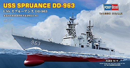 Hobby Boss 82504 - 1/1250 DD-963 USS Spruance Wasserfahrzeug