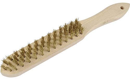 Brüder Mannesmann Messing-Drahtbuerste, 4-reihig, 1 Stück, S291071