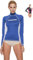 Cressi Damen Rash Guard Lady Long Sleeve - Schutzhemd mit langen Ärmeln, UV-Schutz (UPF), Royal Blau/Weiß, S/2 (38)