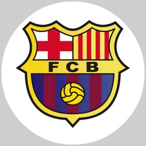 Tortenaufleger Tortenfoto Aufleger Foto Bild Fußball Barcelona rund ca. 20 cm *NEU*OVP*