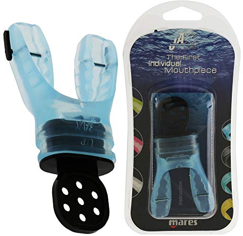 Mares Erwachsene Mundschutz Jax Mouthpiece, Blau, One Size, 0768225299943