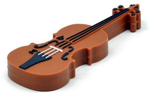 Jovilife 16GB Brun Guitare Clé USB 2.0 Mini Instrument de Musique Memory Stick
