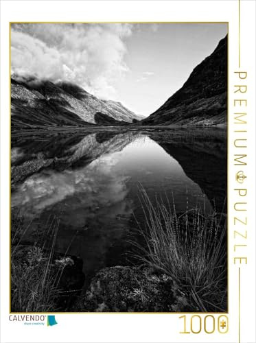 CALVENDO Puzzle Loch Achtriochtan, Glencoe, Schottland | 1000 Teile Lege-Größe 48 x 64 cm Foto-Puzzle für glückliche Stunden
