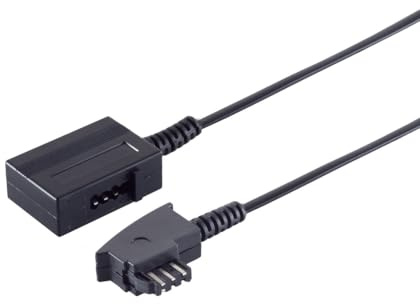 Telefonkabel 10 m TAE F 10 m schwarz – Cables Telefon Telefon Kabel (TAE F, TAE F)